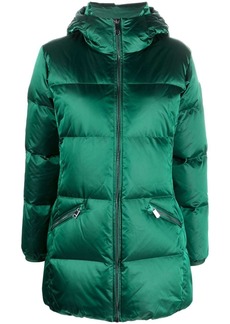 Tommy Hilfiger zip-up hooded puffer jacket