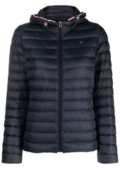 Tommy Hilfiger zipped hooded padded jacket