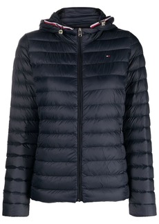 Tommy Hilfiger zipped hooded padded jacket