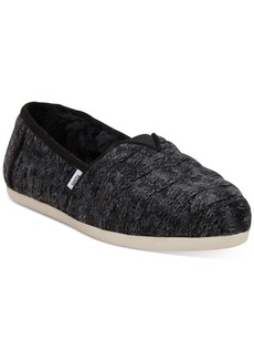 TOMS Shoes Alpargata Womens Faux Fur Loafers