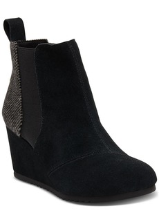 TOMS Shoes Emery Womens Suede Ankle Chelsea Boots