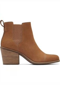 TOMS Shoes Everly Bootie In Tan Oiled Nubuck