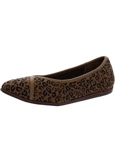 TOMS Shoes Katie Womens Animal Print Knit Ballet Flats