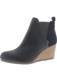 TOMS Shoes Kelsey Womens Leather Ankle Booties