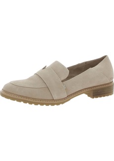 TOMS Shoes Mallory Womens Suede Flat Loafers