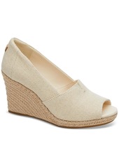 TOMS Shoes Michelle Womens Canvas Ortholite Slip On Shoes