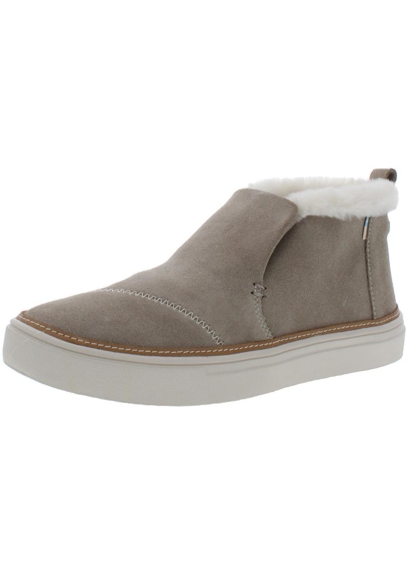 TOMS Shoes Paxton Womens Suede Slip On Chukka Boots