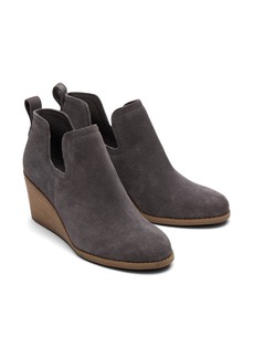 TOMS Shoes TOMS Kallie Wedge Bootie in Grey at Nordstrom