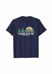 TOMS Shoes Toms River NJ Vintage Throwback Tee Retro 70s Design T-Shirt
