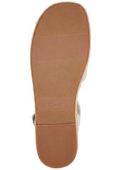 TOMS Shoes Toms Women's Abby Braided Espadrille Flatform Sandals - Natural Slubby Woven