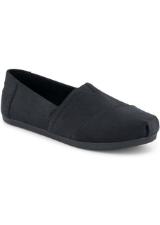 TOMS Shoes Toms Women's Alpargata Espadrille Flats - Black Leather