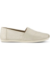 TOMS Shoes Toms Women's Alpargata Espadrille Flats - Champagne Metallic