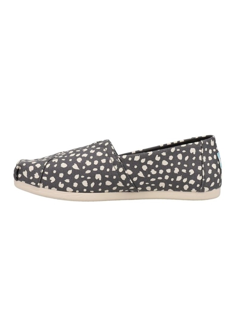 TOMS Shoes TOMS Womens Alpargata Leopard Slip On Flats Casual - Black - Size  B