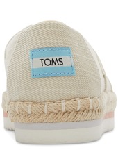 TOMS Shoes Toms Women's Alpargata Platform Espadrille Slip-Ons - Black Heavy Twill