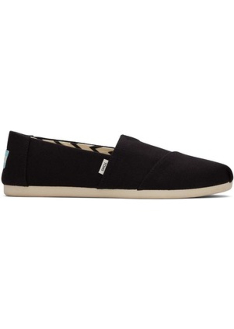 TOMS Shoes TOMS Women's Alpargata Recycled Slip-On - Wide Width Black 8.5 W