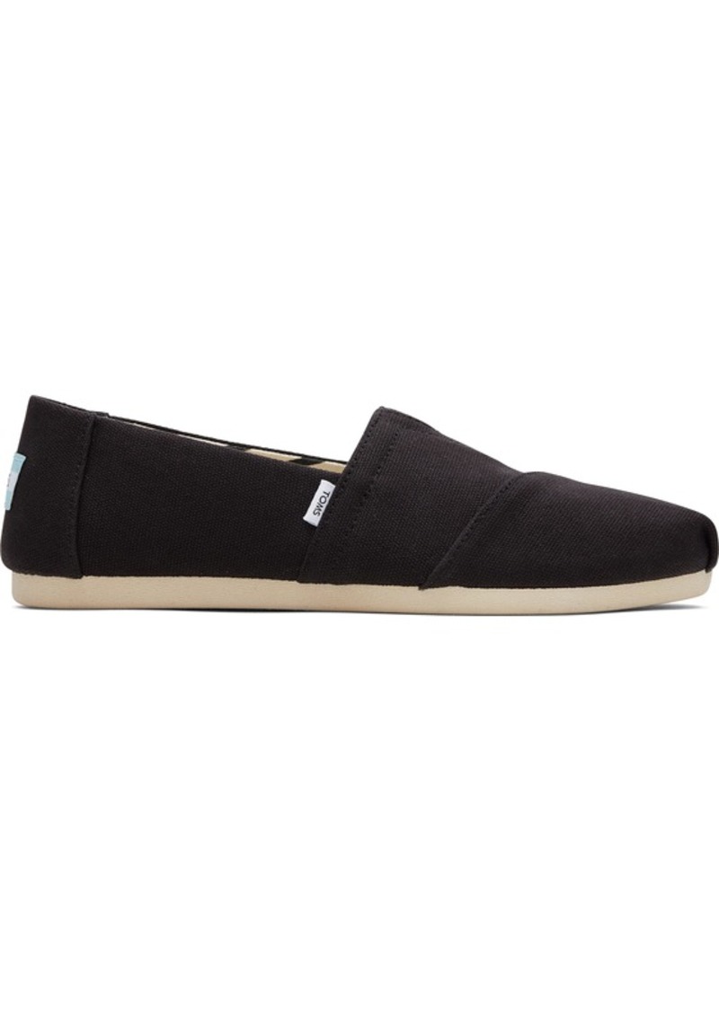 TOMS Shoes TOMS Women's Alpargata Recycled Slip-On - Wide Width Black 10 W