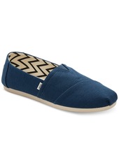 TOMS Shoes Toms Women's Alpargata Slip On Flats - Majolica Blue Heritage Canvas