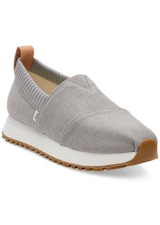 TOMS Shoes Toms Women's Alpargata Resident 2.0 Slip On Trainer Sneakers - Drizzle Grey Heritage Canvas
