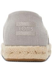 TOMS Shoes Toms Women's Alpargata Rope 2.0 Espadrille Slip-On Flats - Drizzle Grey Recycled Cotton Slubby