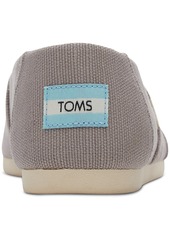 TOMS Shoes Toms Women's Alpargata Slip-On Flats - Morning Dove Gray Recycled Canvas