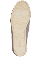 TOMS Shoes Toms Women's Alpargata Slip-On Flats - Morning Dove Gray Recycled Canvas