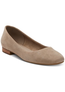 TOMS Shoes Toms Women's Briella Square-Toe Slip-On Ballet Flats - Dune Suede