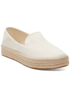 TOMS Shoes Toms Women's Carolina Slip-On Rope Espadrille Sneakers - Natural Heavy Twill