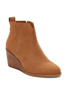 TOMS Shoes Toms Women's Clare Notch Zip Wedge Boots