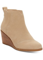TOMS Shoes Toms Women's Clare Slip On Wedge Booties - Sahara Cheetah Suede