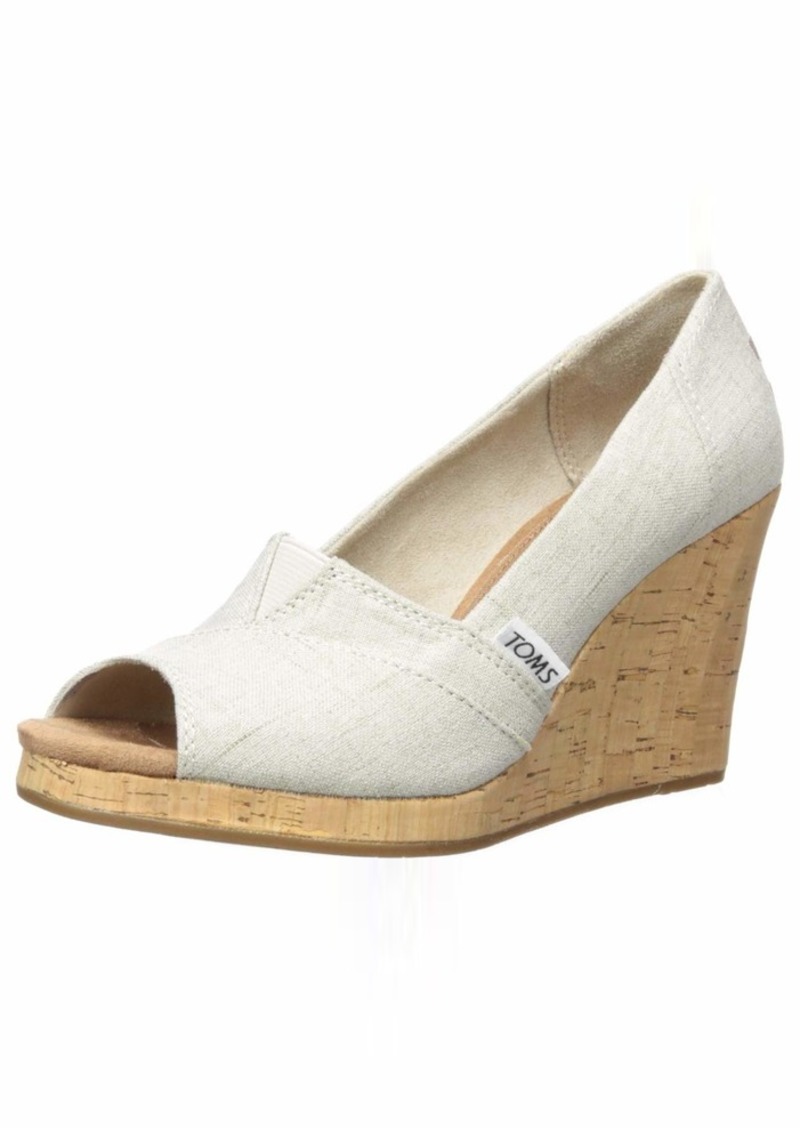 TOMS womens Classic Espadrille Wedge 