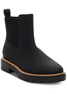 TOMS Shoes Toms Women's Cort Lug Sole Pull On Chelsea Booties - Black