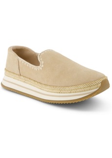 TOMS Shoes Toms Women's Jocelyn Slip-On Espadrille Sneakers - Oatmeal Suede/Deco Stitch