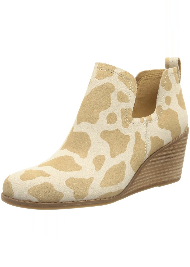 TOMS Shoes TOMS Women's Kallie Ankle Boot Doe Cow Printed Suede