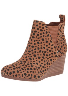TOMS Shoes TOMS Women's Kelsey Ankle Boot  Sugar Tiny Cheetah Printed Suede