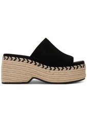 TOMS Shoes Toms Women's Laila Slide Platform Espadrille Sandals - Fog Suede