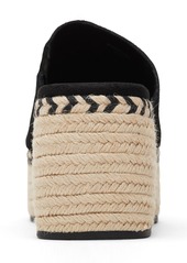 TOMS Shoes Toms Women's Laila Slide Platform Espadrille Sandals - Fog Flocked Mini Cheetah