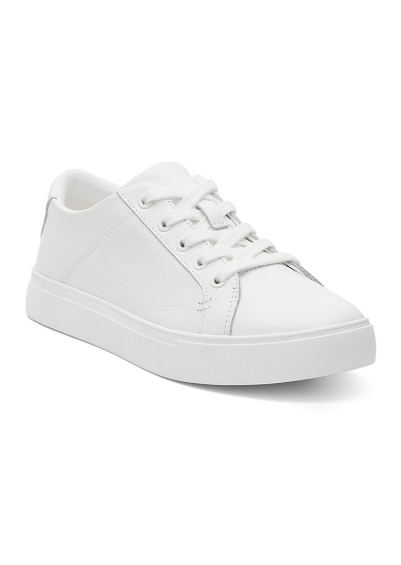 TOMS Shoes Toms Women's Leather Low Top Lace Up Sneakers