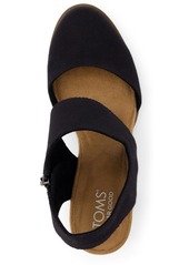 TOMS Shoes Toms Women's Majorca Closed Toe Sandal - Black Heavy Canvas