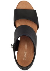 TOMS Shoes Toms Women's Majorca Platform City Sandals - Black Basket Weave