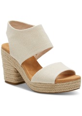 TOMS Shoes Toms Women's Majorca Platform City Sandals - Natural Basket Weave