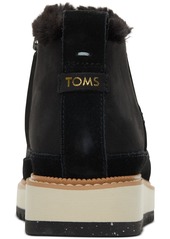 TOMS Shoes Toms Women's Marlo Water Resistant Cold Weather Booties - Tan Oiled Leather Suede