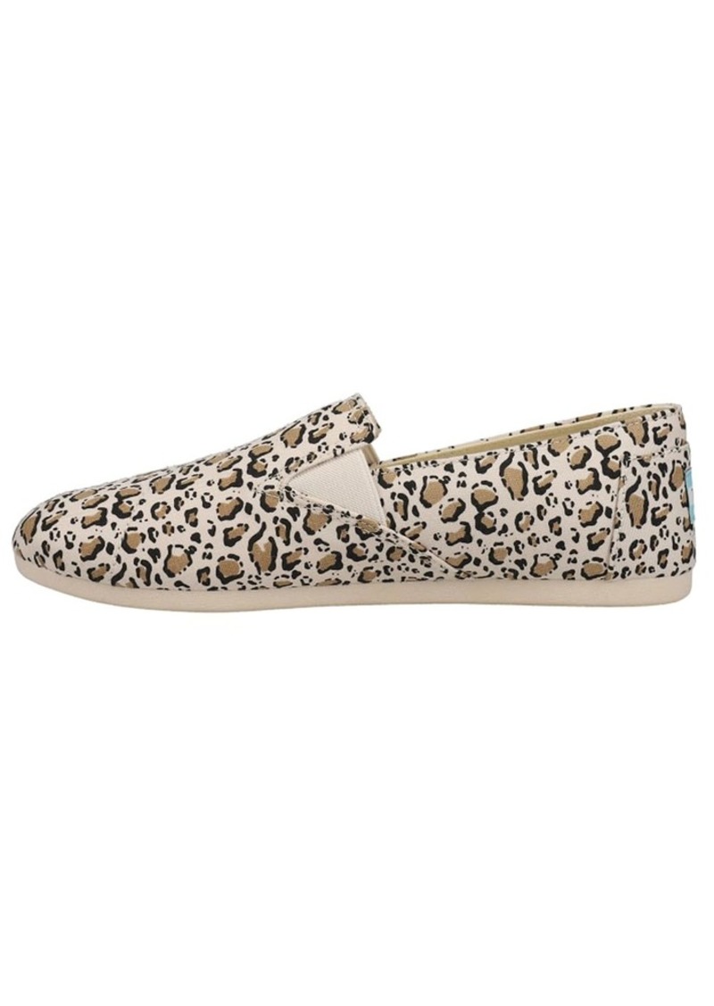 TOMS Shoes TOMS Womens Redondo Leopard Slip On Flats Casual - Off White - Size  B