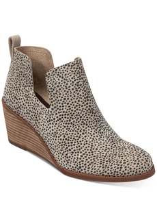 TOMS Shoes Toms Women's Kallie Wedge Booties - Mini Cheetah Suede
