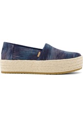 TOMS Shoes Toms Women's Valencia Espadrille Flats - Navy Novelty