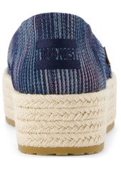 TOMS Shoes Toms Women's Valencia Espadrille Flats - Navy Novelty