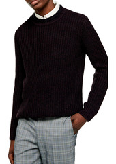 Men's Topman Chunky Crewneck Sweater