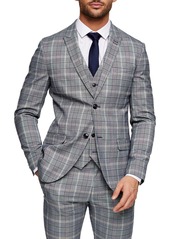 Men's Topman Glen Plaid Skinny Fit Suit Jacket