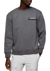 Topman Hyper Bubble Graphic Sweatshirt in Grey at Nordstrom