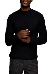 Men's Topman Mock Neck Sweater