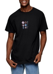 Topman Reality Pop Graphic Tee in Black at Nordstrom